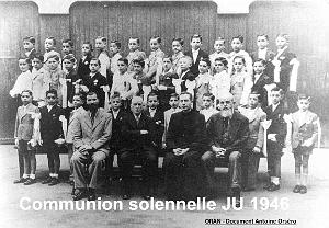 Oran- SDV- 7074- COMMUNION SOLENNELLE  1946 
